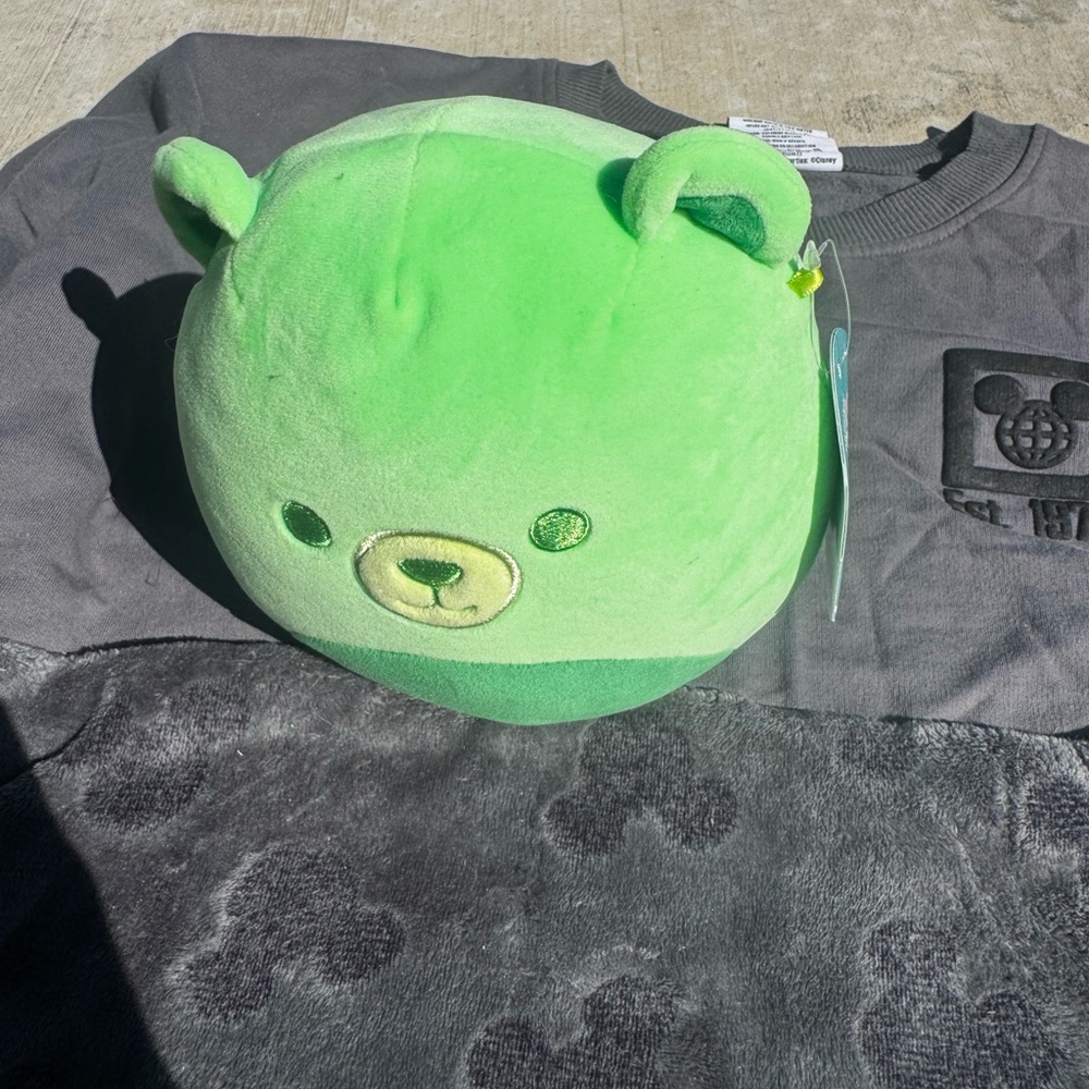 Green Plush Bear Toy gobo